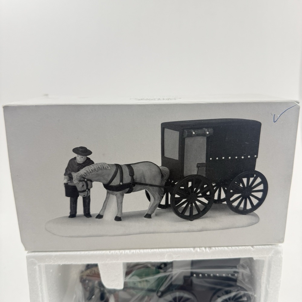 Department 56 Amish Buggy Heritage Village Collection Horse Wagon 59498 - Picture 3 of 8